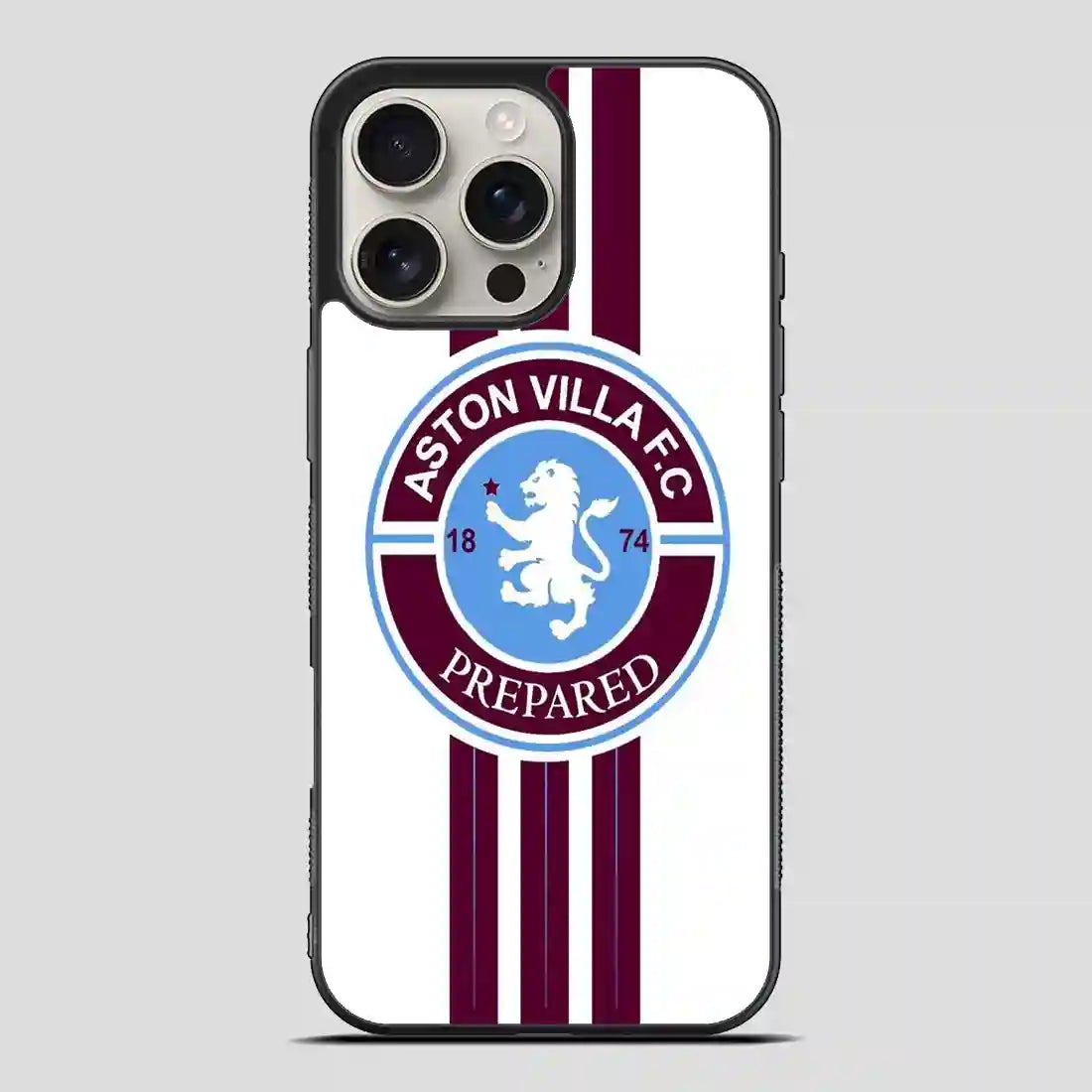 Aston Villa Fc Prepared iPhone 16 Pro Max Case