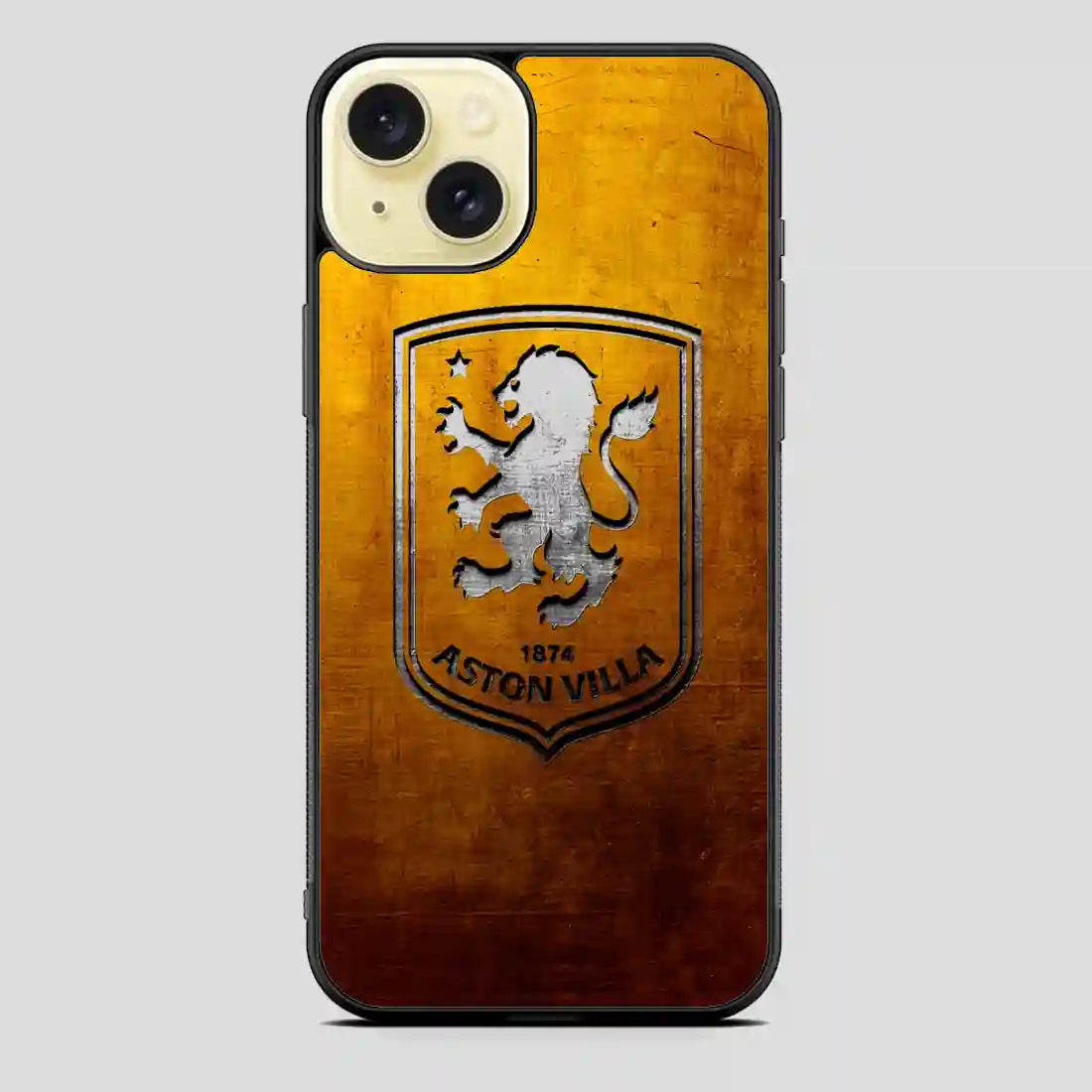 Aston Villa Football Club Gold iPhone 15 Plus Case