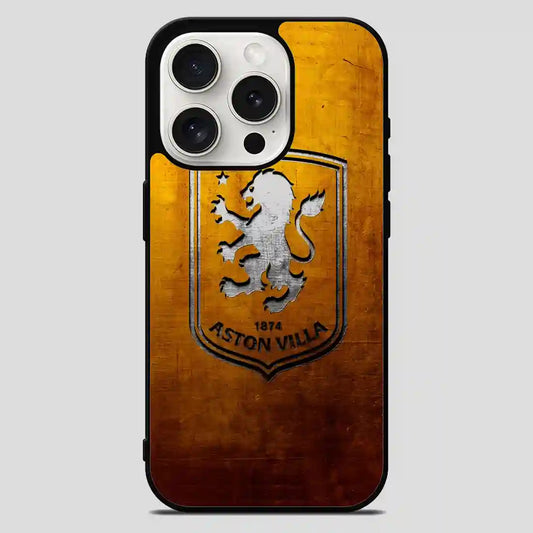 Aston Villa Football Club Gold iPhone 15 Pro Max Case