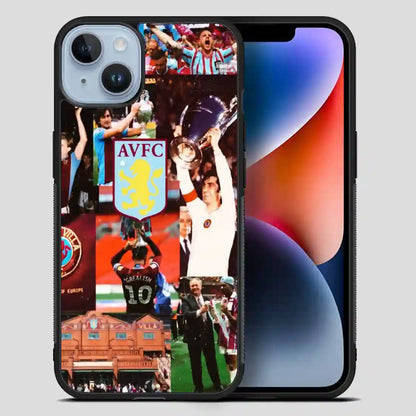 Aston Villa Football Club Vintage iPhone 14 Plus Case