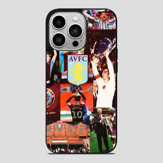 Aston Villa Football Club Vintage iPhone 14 Pro Case