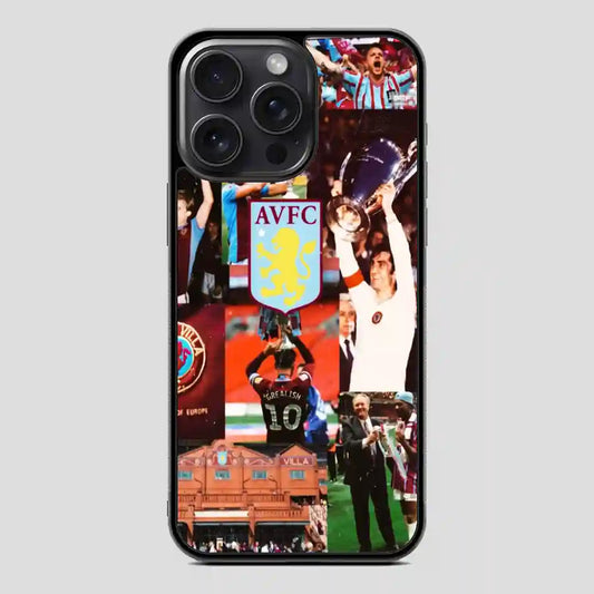 Aston Villa Football Club Vintage iPhone 15 Pro Case