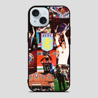 Aston Villa Football Club Vintage iPhone 15 Case