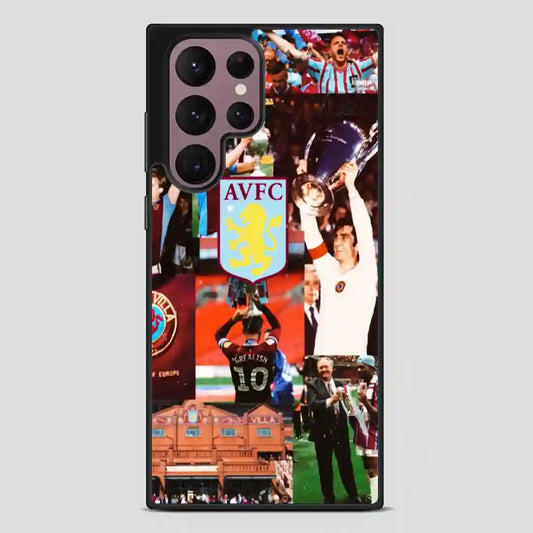 Aston Villa Football Club Vintage Samsung Galaxy S22 Ultra Case