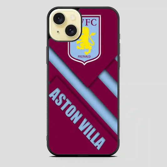 Aston Villa Football iPhone 15 Plus Case