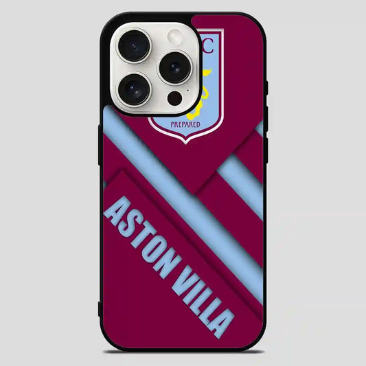 Aston Villa Football iPhone 15 Pro Max Case