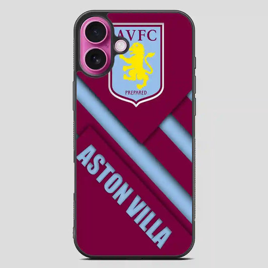 Aston Villa Football iPhone 16 Plus Case