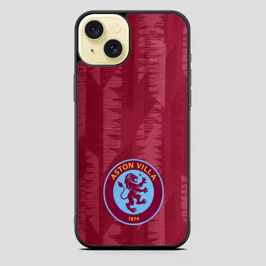 Aston Villa Football Logo iPhone 15 Plus Case