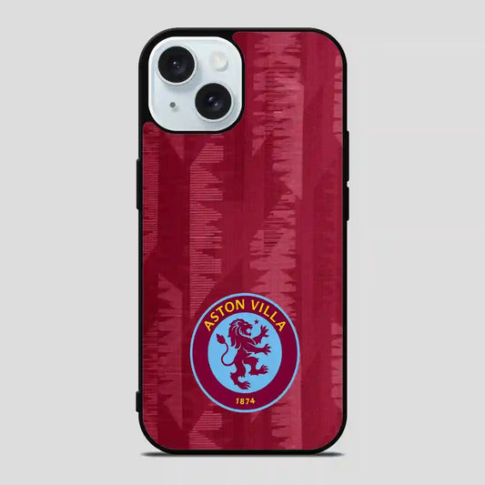 Aston Villa Football Logo iPhone 15 Case