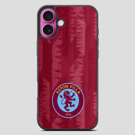 Aston Villa Football Logo iPhone 16 Plus Case