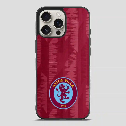 Aston Villa Football Logo iPhone 16 Pro Max Case