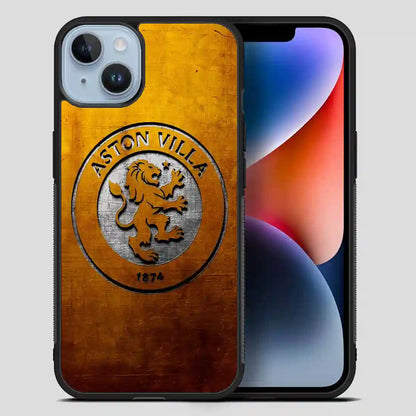 Aston Villa Gold Logo iPhone 14 Plus Case