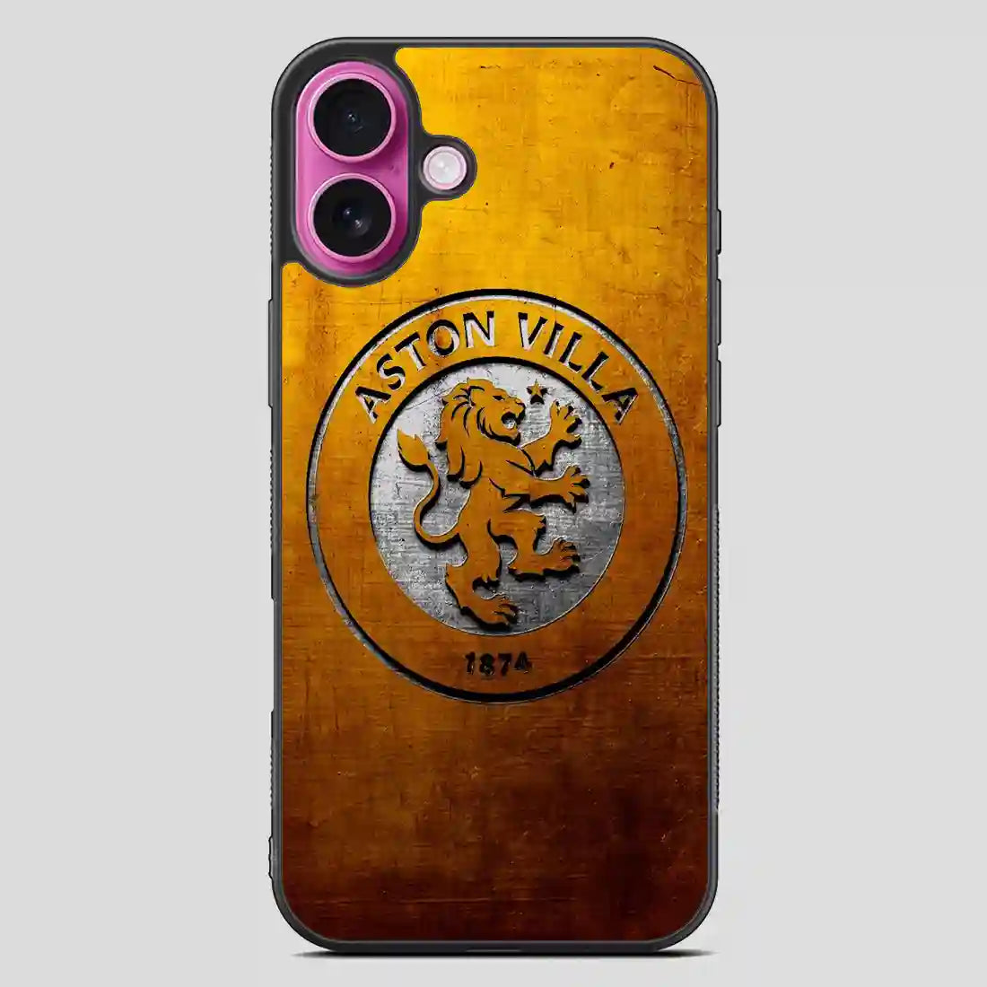 Aston Villa Gold Logo iPhone 16 Plus Case