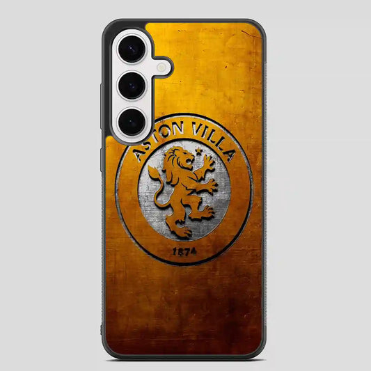 Aston Villa Gold Logo Samsung Galaxy S24 Plus Case