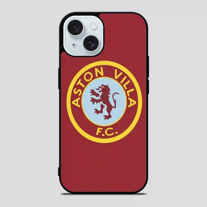 Aston Villa Logo Football Sport iPhone 15 Case