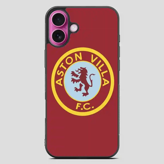 Aston Villa Logo Football Sport iPhone 16 Plus Case