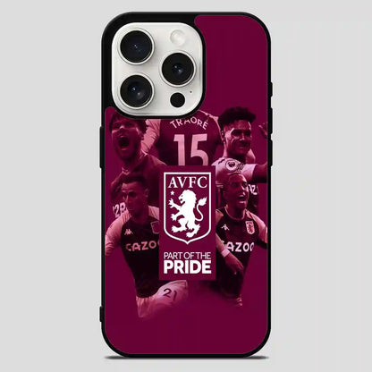 Aston Villa Player iPhone 15 Pro Max Case