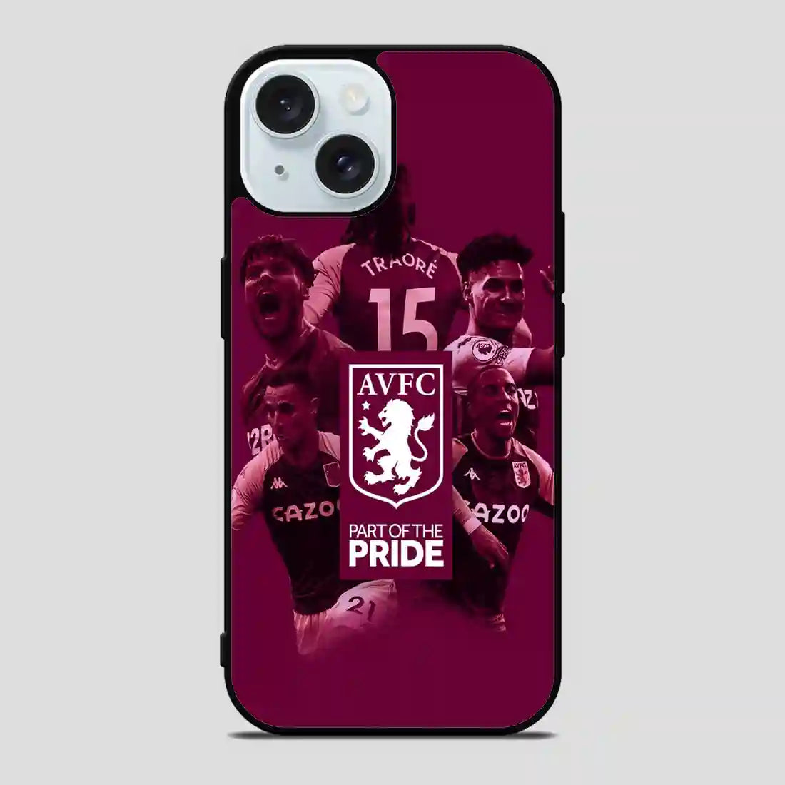 Aston Villa Player iPhone 15 Case