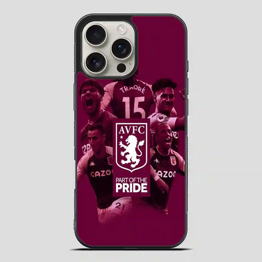 Aston Villa Player iPhone 16 Pro Max Case