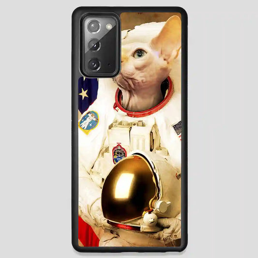 Astronaut Cat Retro Samsung Galaxy Note 20 Case