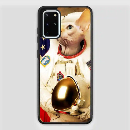 Astronaut Cat Retro Samsung Galaxy S20 FE Case