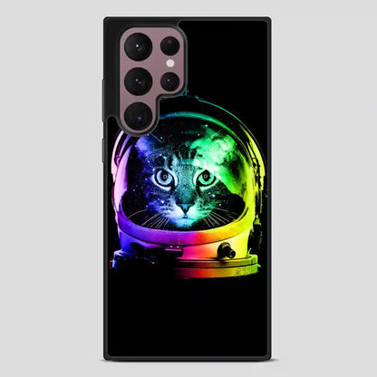 Astronaut Cat Samsung Galaxy S22 Ultra Case