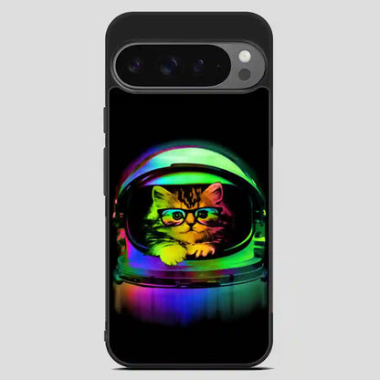 Astronaut Cat Vintage Google Pixel 9 Pro XL Case