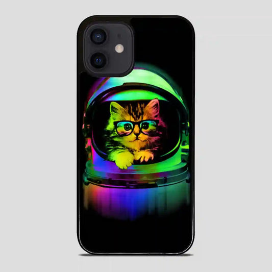 Astronaut Cat Vintage iPhone 12 Mini Case