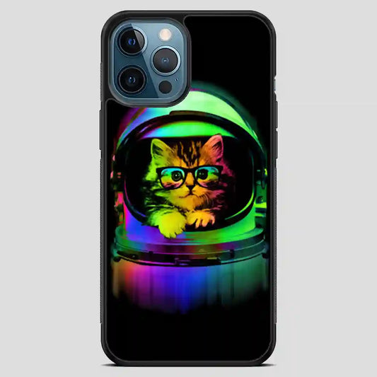 Astronaut Cat Vintage iPhone 12 Pro Max Case