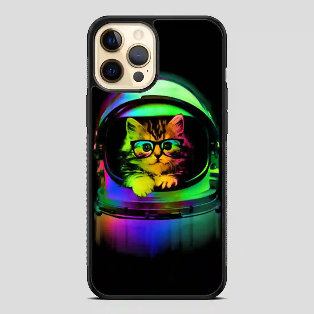 Astronaut Cat Vintage iPhone 12 Pro Case