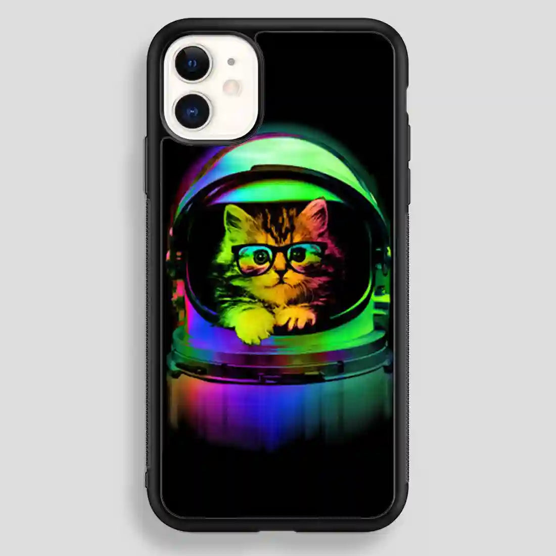 Astronaut Cat Vintage iPhone 12 Case