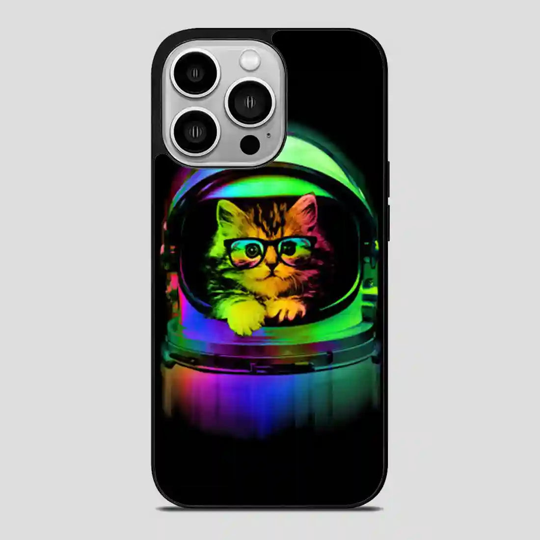 Astronaut Cat Vintage iPhone 14 Pro Case