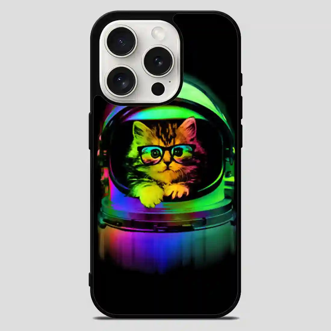 Astronaut Cat Vintage iPhone 15 Pro Max Case