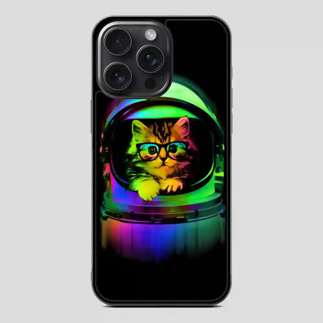 Astronaut Cat Vintage iPhone 15 Pro Case