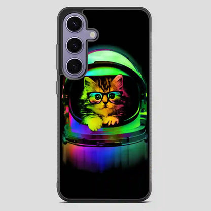 Astronaut Cat Vintage Samsung Galaxy S23 FE Case