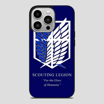 Attack On Titan Scouting Legion iPhone 14 Pro Case