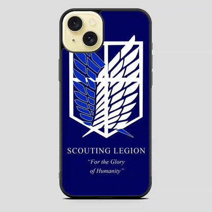 Attack On Titan Scouting Legion iPhone 15 Plus Case