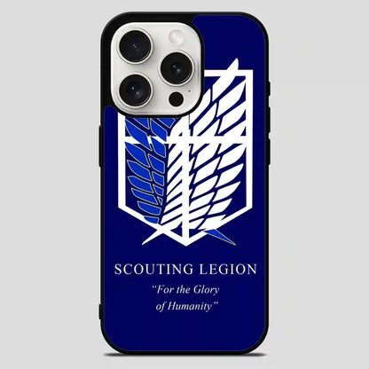 Attack On Titan Scouting Legion iPhone 15 Pro Max Case