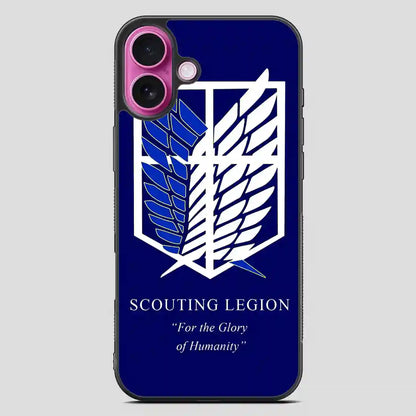 Attack On Titan Scouting Legion iPhone 16 Plus Case