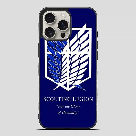 Attack On Titan Scouting Legion iPhone 16 Pro Max Case