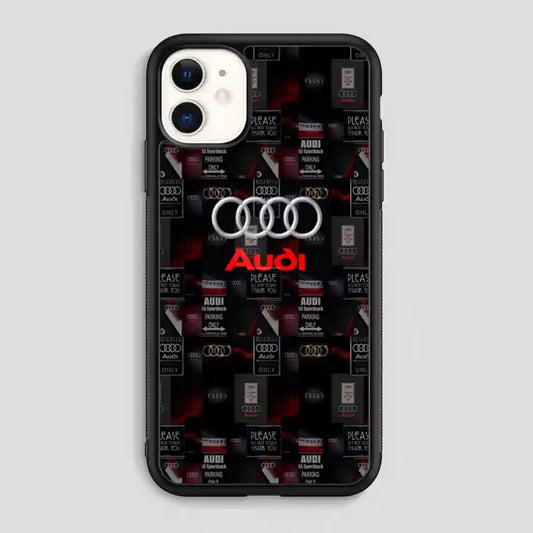 Audi Logo Collage iPhone 11 Case