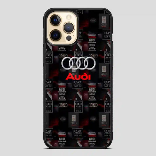 Audi Logo Collage iPhone 12 Pro Case