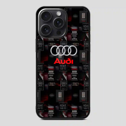 Audi Logo Collage iPhone 15 Pro Case