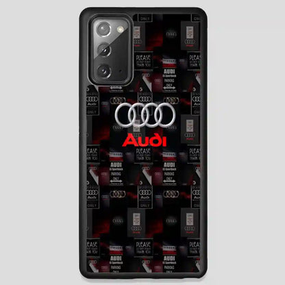 Audi Logo Collage Samsung Galaxy Note 20 Case