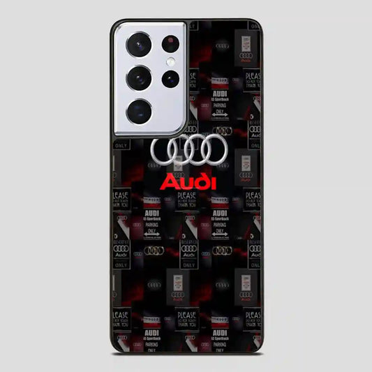 Audi Logo Collage Samsung Galaxy S21 Ultra Case