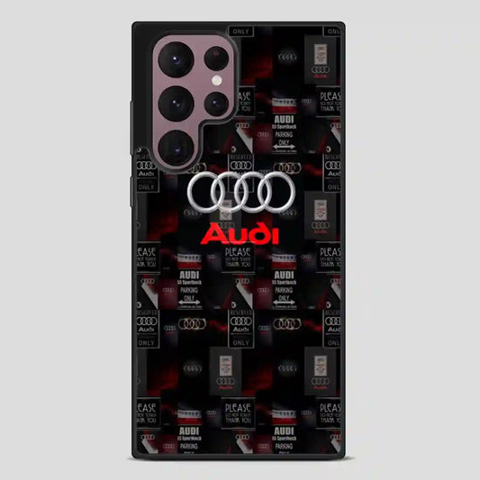 Audi Logo Collage Samsung Galaxy S22 Ultra Case