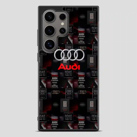 Audi Logo Collage Samsung Galaxy S24 Ultra Case