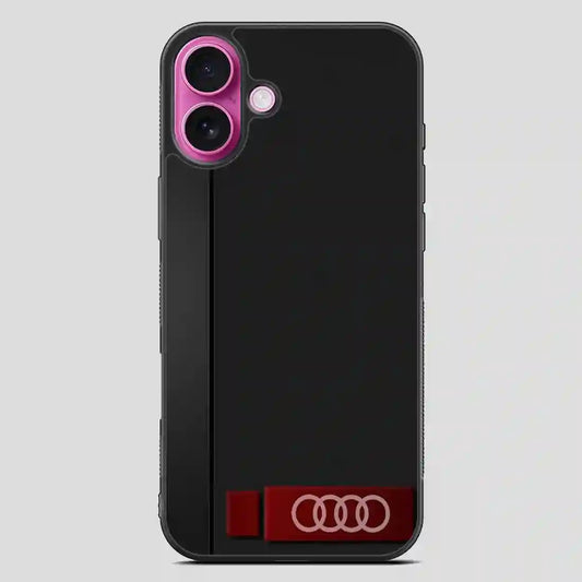 Audi Logo Simple iPhone 16 Plus Case