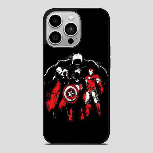 Avenger Painting Watercolor iPhone 14 Pro Case