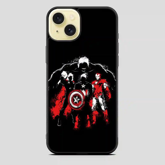 Avenger Painting Watercolor iPhone 15 Plus Case